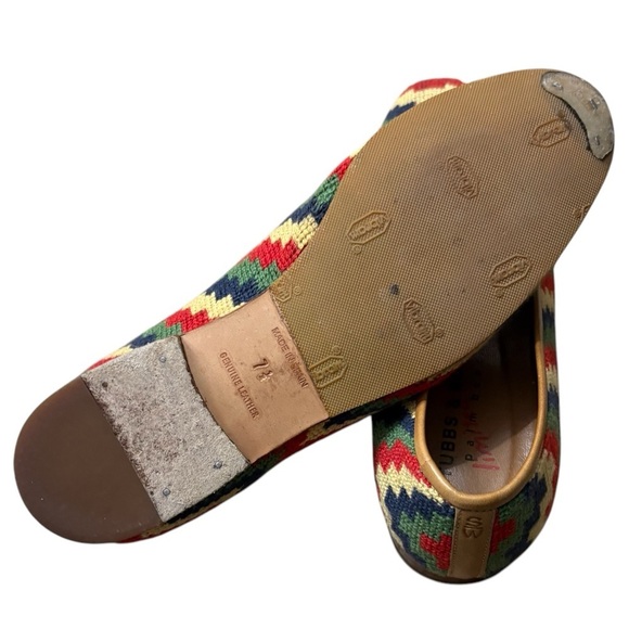 Stubbs & Wootton Limited Edition Loafers with Geometric Pattern Size 7.5 - Picture 7 of 8